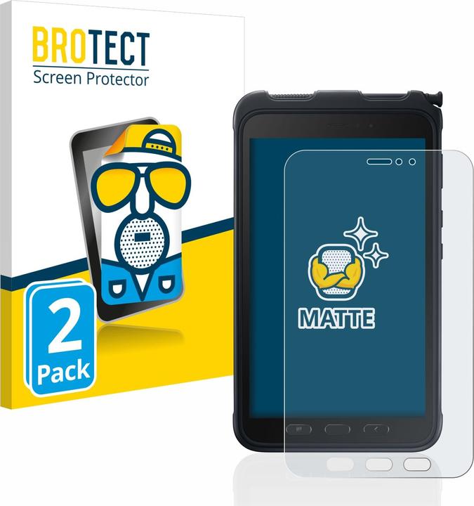 Actual product image BROTECT Anti-glare screen protector matt (2 Piece, Galaxy Tab Active 3)