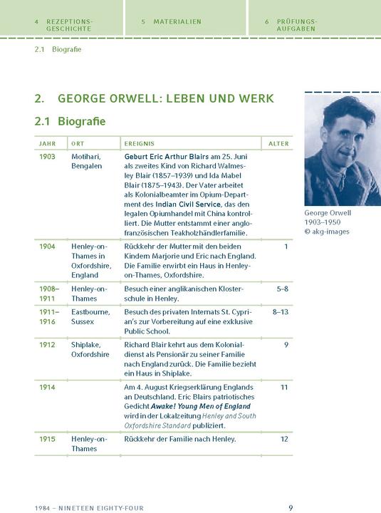 Produktbild George Orwell: 1984 Nineteen Eighty-Four (Deutsch, Englisch, George Orwell, 2023)