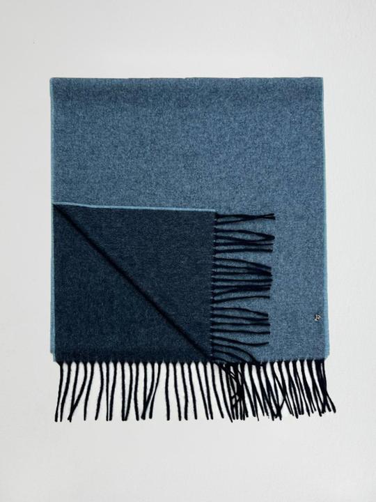 Produktbild Furnari 100% KaschmirSchal in Jeansblau/Kosmos Farbtönen