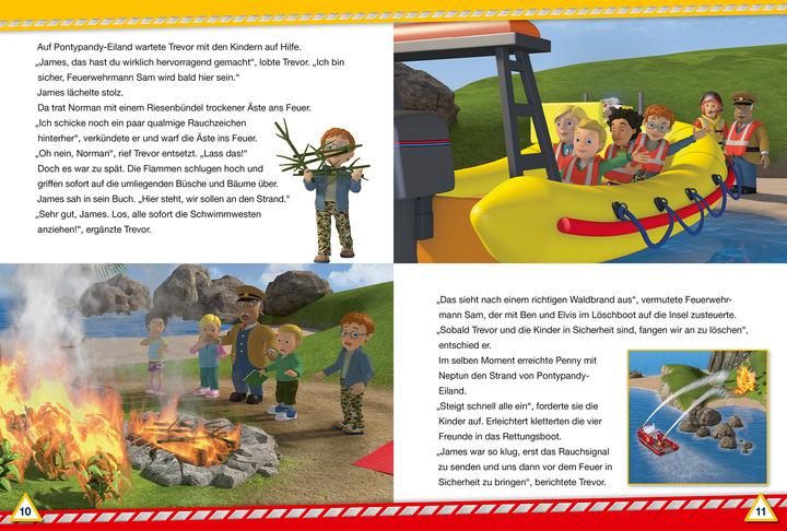 Image du produit Panini Feuerwehrmann Sam: Eine Woche voller Feuerwehrgeschichten (Allemand, Nicole Hoffart, Eva-Regine Rauch, Surtaxe Katrin, 2018)