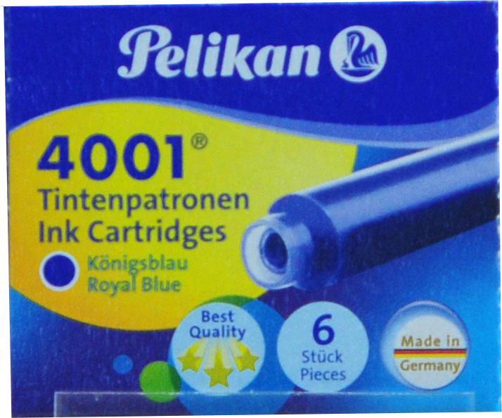 Immagine prodotto Pelikan 4001 Tp/6 (cartucce d'inchiostro, Blu)