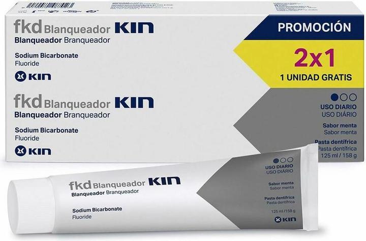 Immagine prodotto KIN Dentifricio sbiancante Fkd 2x125ml (250 ml)
