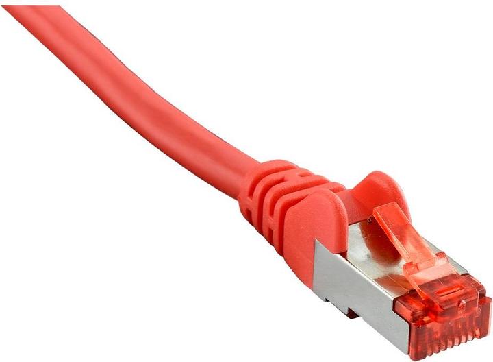 Produktbild Good Connections RNS® Patchkabel mit Rastnasenschutz, Cat. 6, S/FTP, PiMF, PVC, 250MHz, rot, 10m (S/FTP, CAT6, 10 m)