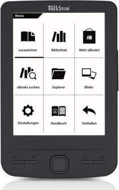 Trekstor Lecteur de livres électroniques Pyrus mini (4.30", 2 Go, Noir)