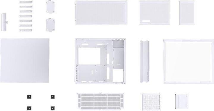 Produktbild Jonsbo D41 MESH White (ATX, mATX, Mini-ITX, Mini-ATX)