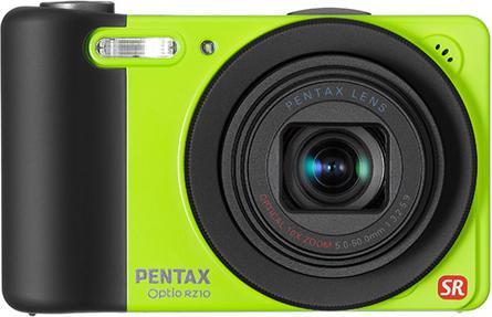 Pentax Optio RZ 10, 14MPixel, 10x Zoom, HD-Movies, Grün (14 Mpx, 1/2,3'')