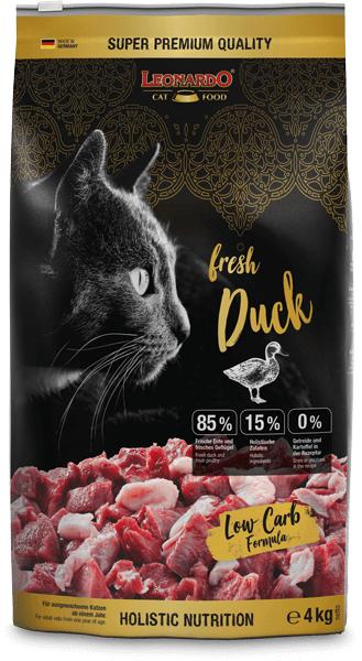 Actual product image Leonardo Cat Food Dry Food Fresh Duck, 4 kg (Adult, 1 pcs., 4000 g)