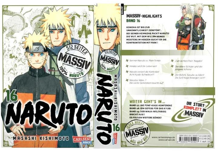 Produktbild NARUTO Massiv 16 (Deutsch, Masashi Kishimoto, 2018)