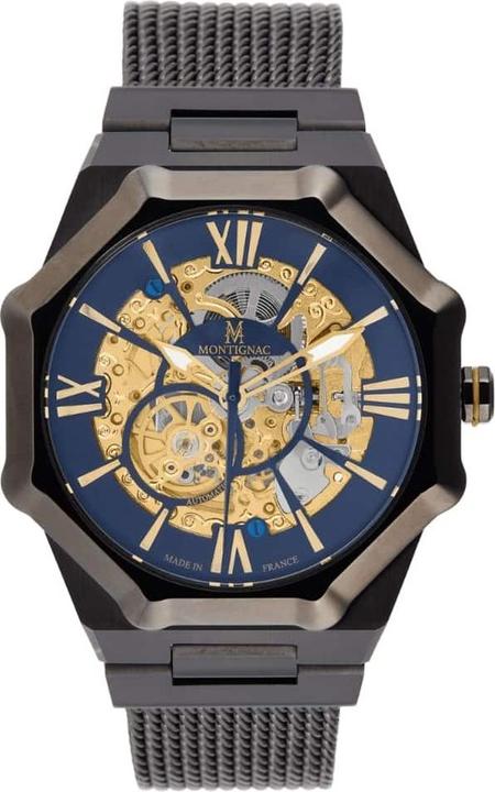 Image du produit Montignac Montre Octagon Automatique (Montre squelette, 44 mm)