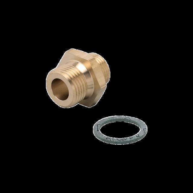 Actual product image IFM Adapter SI0/G1/2/MS Adapter M18 x 1.5 - G G Immersion depth ADAPTERSI0G12MS