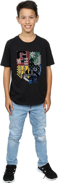 Image du produit T-shirt en coton pour garçons sur les maisons de Poudlard (152, 158)