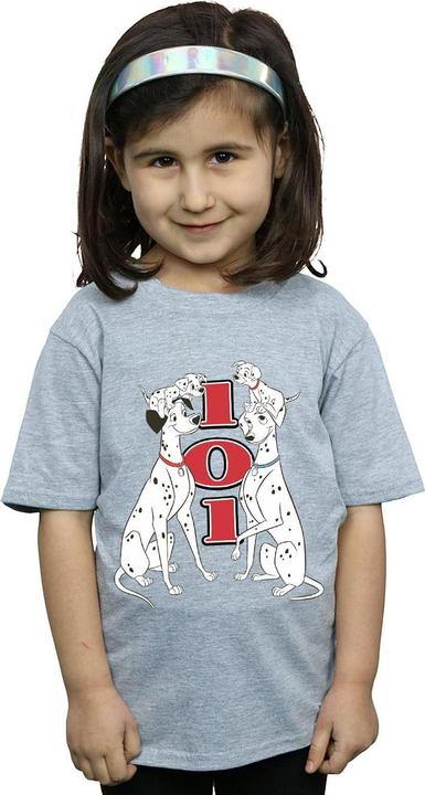 Actual product image Disney Girls 101 Dalmatians Family Cotton T-Shirt (128)