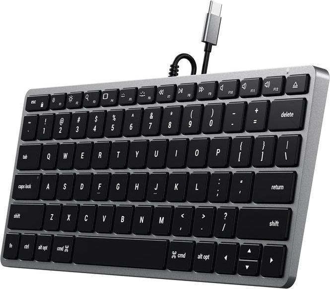 Immagine prodotto Satechi Slim W1 - Tastiera retroilluminata (US, Cablato)