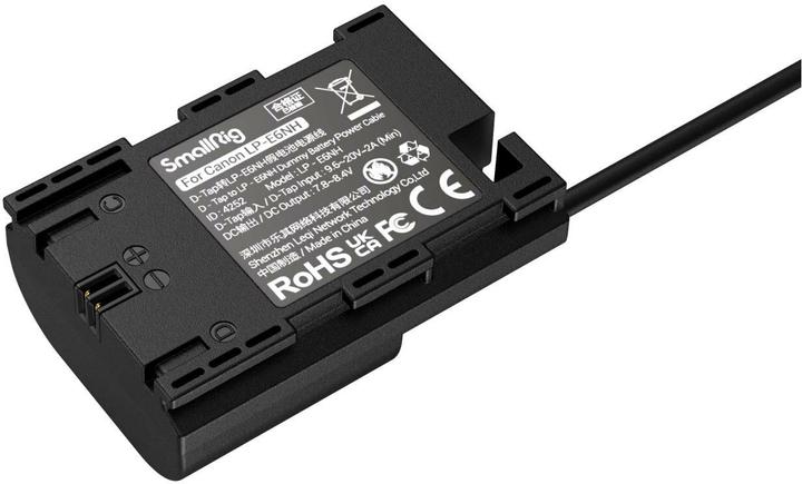 Actual product image SmallRig Dummy Battery Power Cable (Direct current couplers)