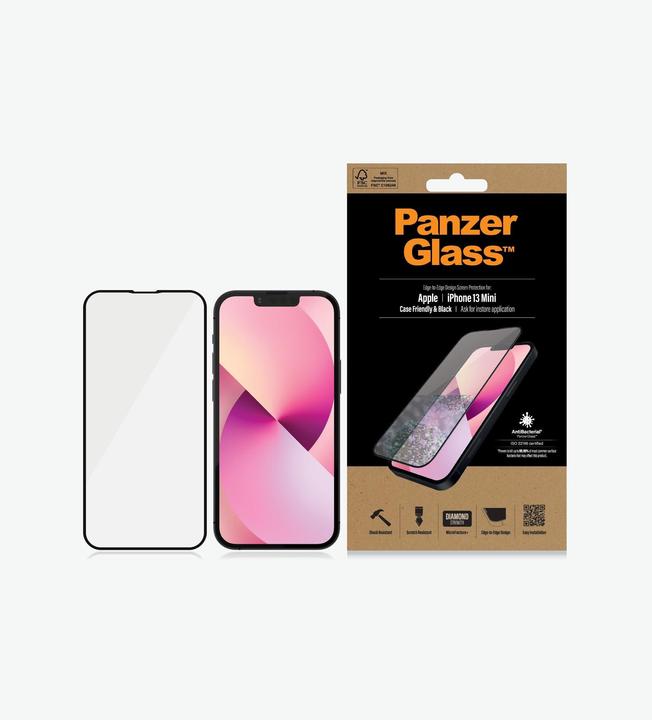 Actual product image PanzerGlass Screen protector (1 Piece, Apple iPhone 13 mini)