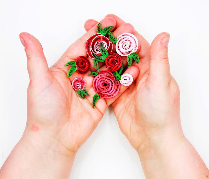 Immagine prodotto Papier+ideen Quilling-Set "Rosen"