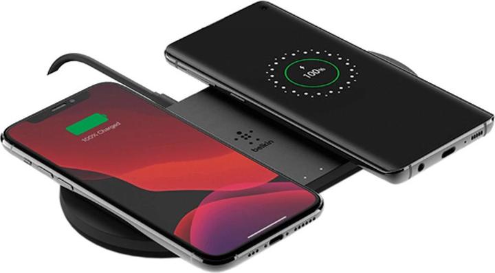 Produktbild Belkin Dual Wireless Charging Pad mit Netzteil (10 W)