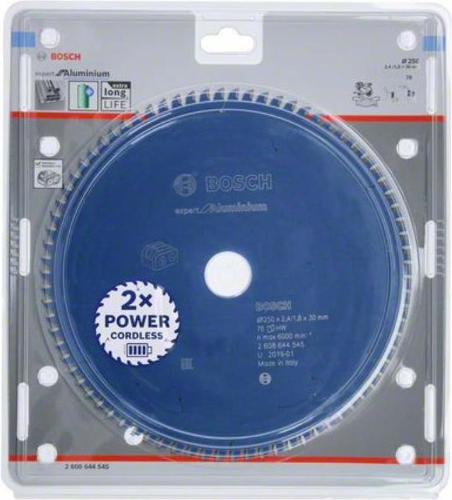 Actual product image Bosch Professional Zubehör Circular saw blade Expert for Aluminium for battery saws,216 x 2/1,4 x 30, 66 teeth