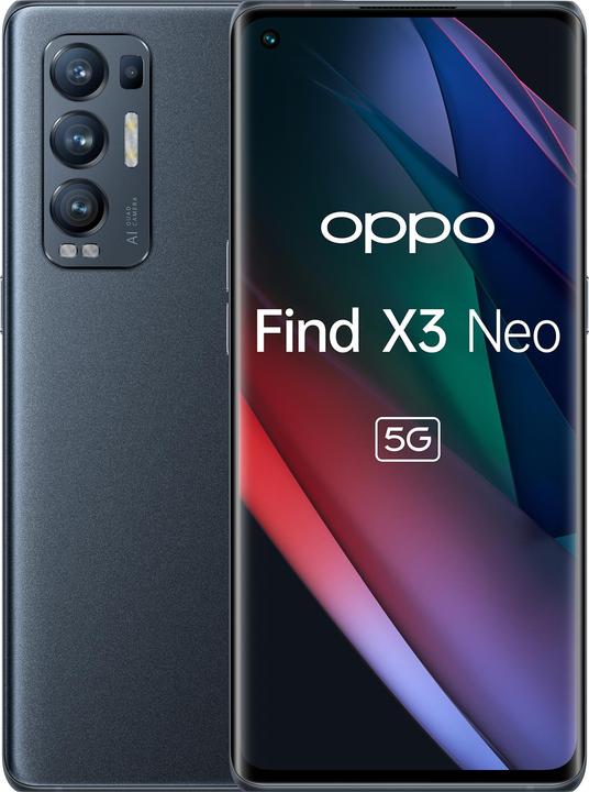 Image du produit OPPO Find X3 Neo (256 Go, Starlight Black, 6.50", Double SIM, 50 Mpx, 5G)