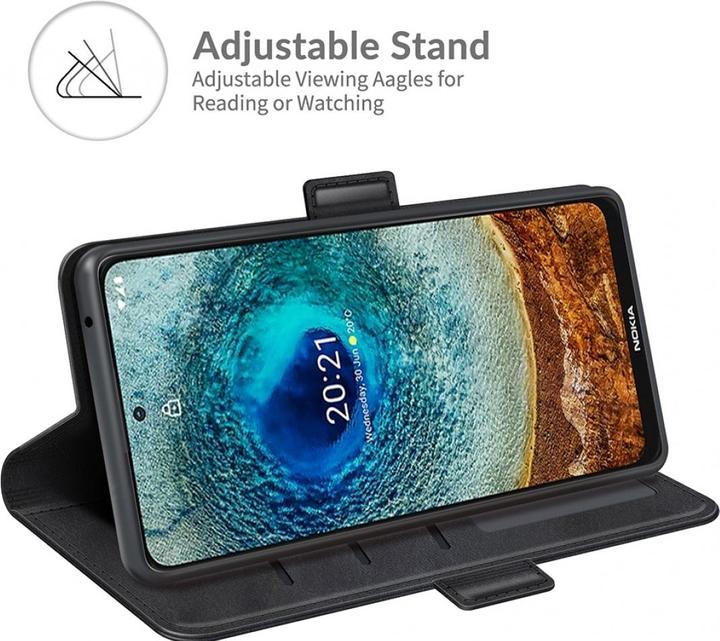 Actual product image Screenguard Nokia X20 CardLounge Leather Case (Nokia X20)