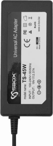 Actual product image Sbox Adapter for Toshiba notebooks TS-45W (45 W)