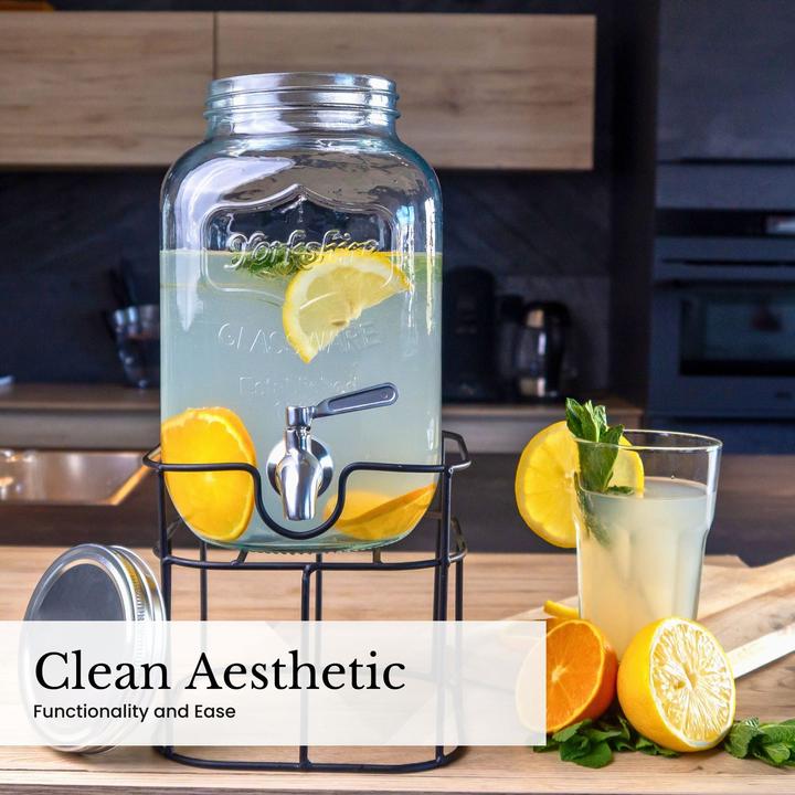 Actual product image Intirilife Glass Beverage Dispenser 4 litres
