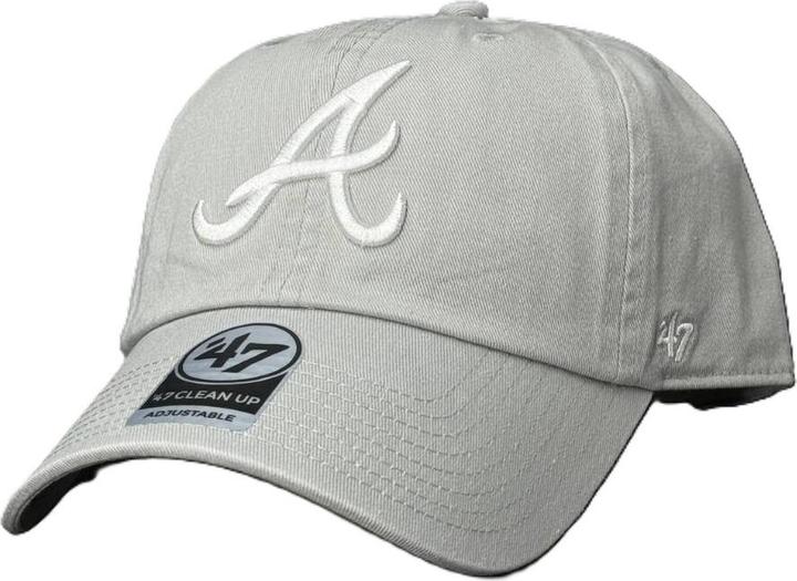 Actual product image 47 Brand MLB Braves Clean Up Baseball Cap (One size)
