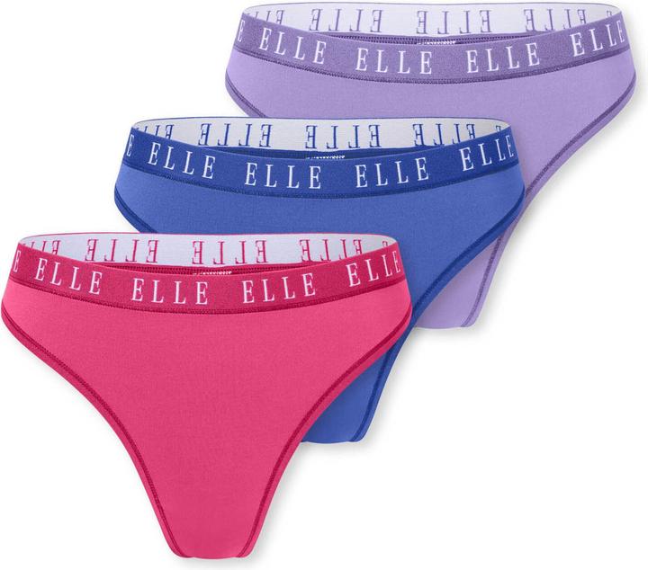 Elle Tanga Thong - LOGO (XL, 3er Pack)