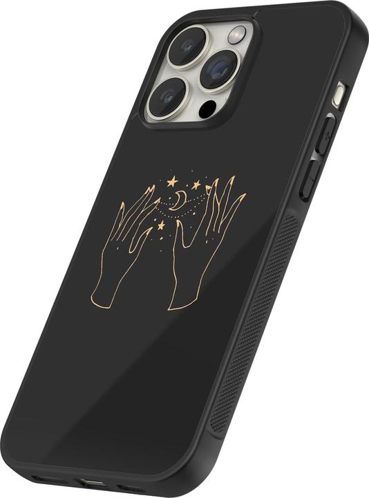 Produktbild PhoneLook Hülle Silikon schwarz Grey magic hands (Apple iPhone 13 Pro Max)