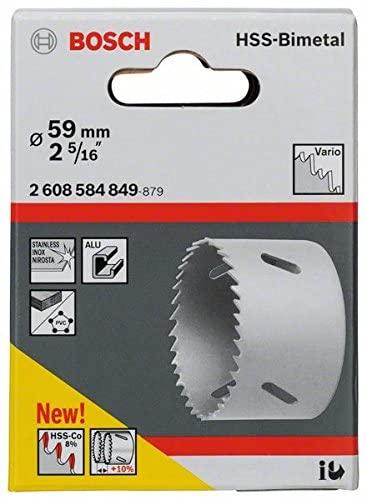 Actual product image Bosch Professional Zubehör Hole saw HSS bimetal for standard adapter, 59 mm, 2 5/16-inch (59 millimetres)