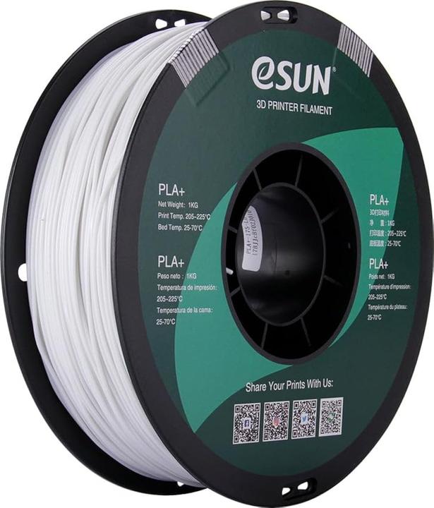 eSUN PLA Glow Bright Blue Filament 1.75mm 1Kg (PLA+, 1.75 mm, 1000 g, Blue)