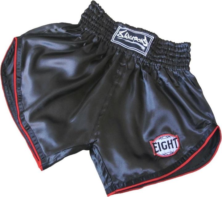Produktbild 8Weapons 8 WEAPONS Muay Thai Short - Retrofight - Black-Red (XXL)