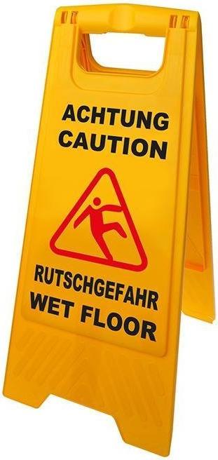 Actual product image ProPlus Warning sign "Caution - danger of slipping
