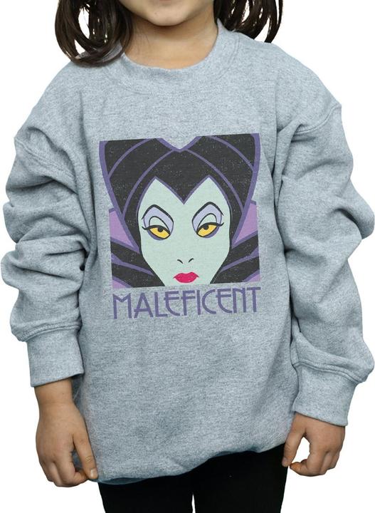 Immagine prodotto Disney Maleficent Cropped Head Felpa Ragazze (128)