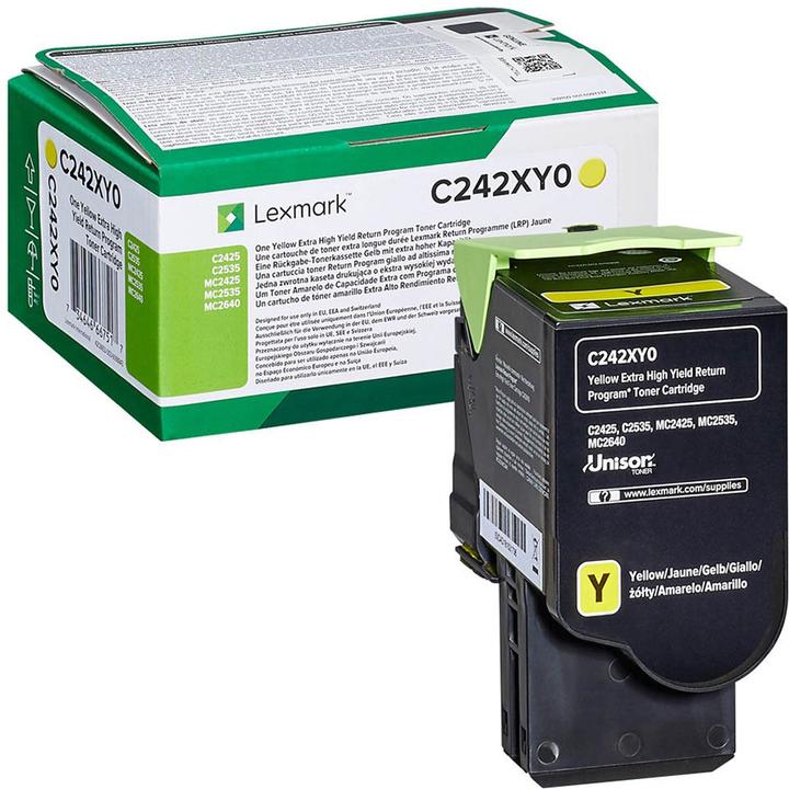 Actual product image Lexmark C242XY0 (Y)