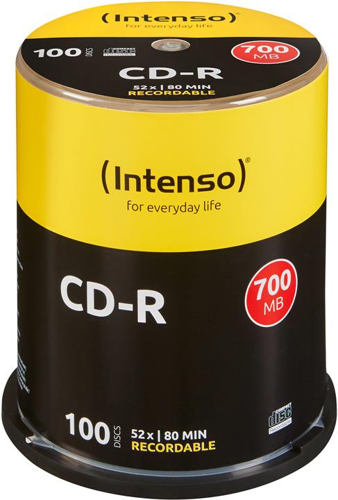 Intenso CD-R Cake Box 80MIN/700MB (100 x)