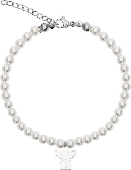 Produktbild Crystals Perlenarmband,Schutzengel.607022 (17 cm, Edelstahl)