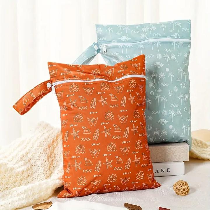 Immagine prodotto ASMI Set di 2 borse per pannolini Wetbag 25x35 cm