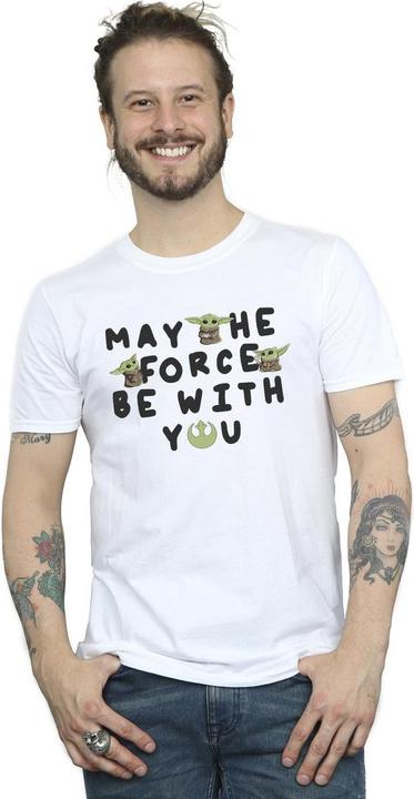 Produktbild Star Wars The Mandalorian Grogu May The Force Be With You TShirt (S)