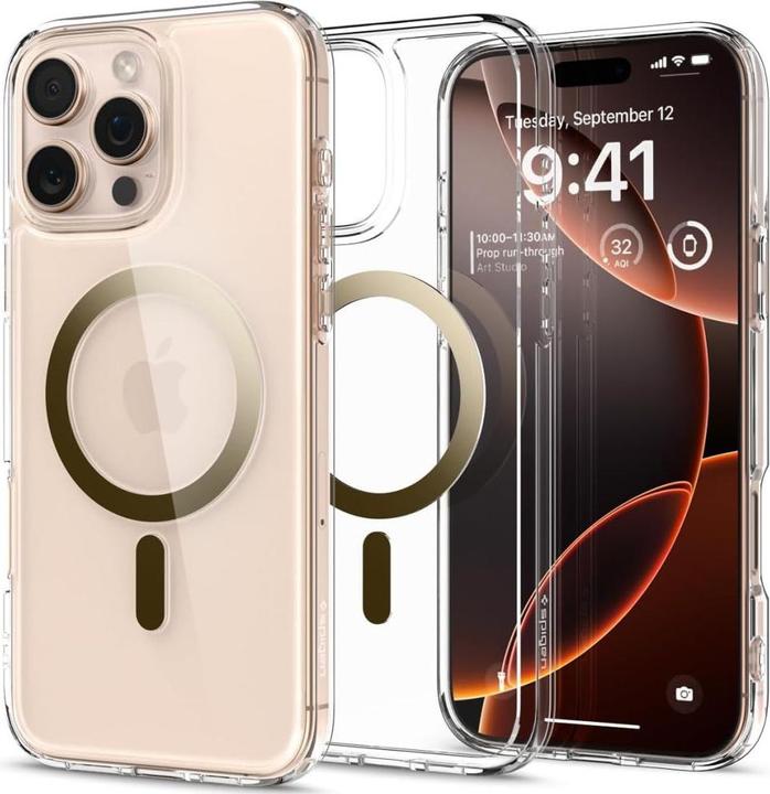 Produktbild Spigen Ultra Hybrid Mag Magsafe Hülle für iPhone 16 Pro Max 6,9" gold (Apple iPhone 16 Pro Max)