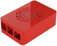 Actual product image Multicomp Pro Case with switch (PCB Power-Hat) Red