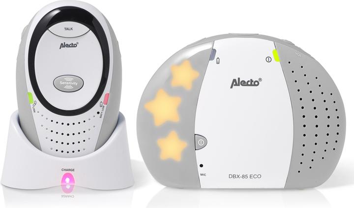 Image du produit Alecto Babyphone DECT économique, blanc/gris (Vidéo et audio, 300 m)