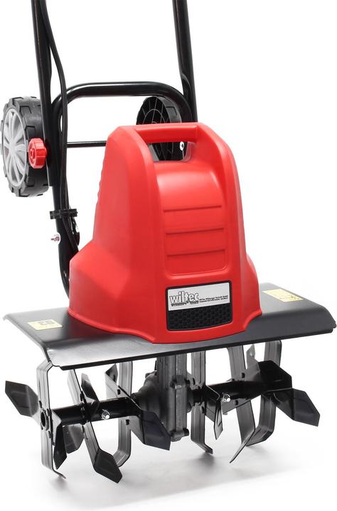 Actual product image Wiltec Electric Garden Tiller 1500W 400rpm Cultivator Rotavator, 220mm Working Depth