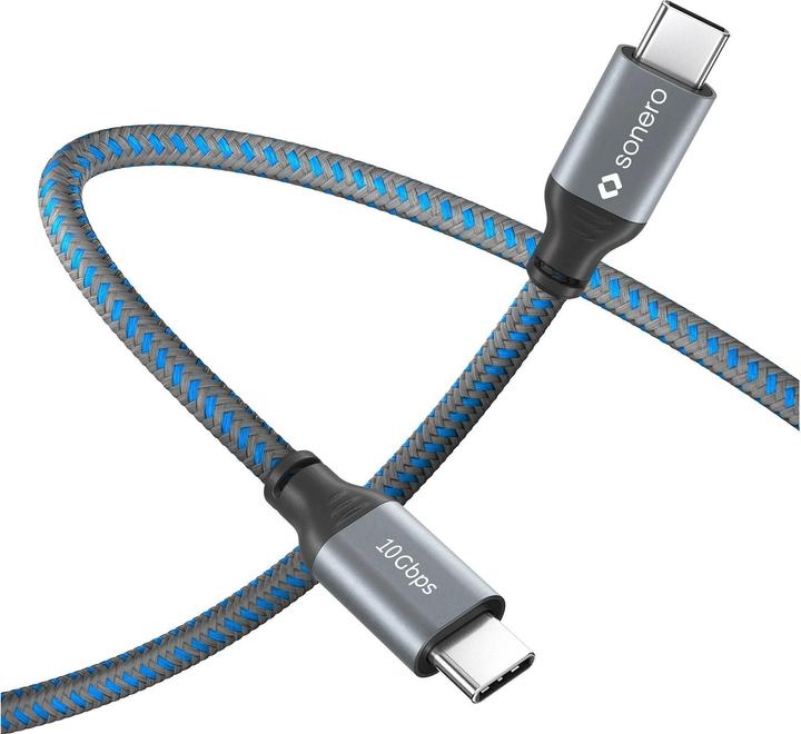 Produktbild Sonero USB-Kabel USB C - USB C 1 m (1 m, USB 3.2 Gen 2)