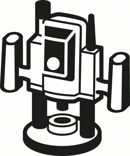 Immagine prodotto Bosch Professional Zubehör Fresa a V, 6 mm, D1 6,35 mm, L 9,2 mm, G 48 mm, 90°