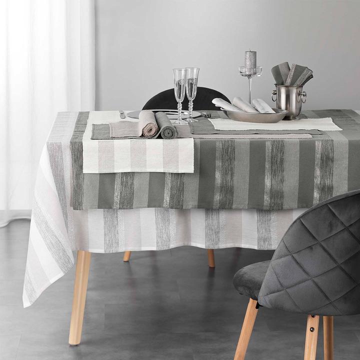 Image du produit Casativo Set de table 2 pièces, en coton et métal (2 x, 33 x 48 cm)
