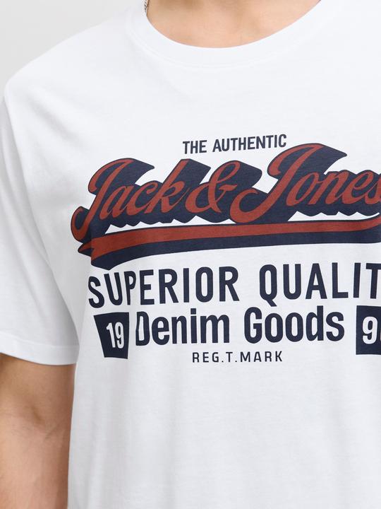 Produktbild Jack & Jones T-Shirt Casual Bequem sitzend JJELOGO TEE O-NECK 5PK (XXL)