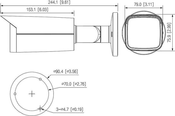 Immagine prodotto Dahua DH-IPC-HFW3441T-ZS-S2 (2688 x 1520 pixel)