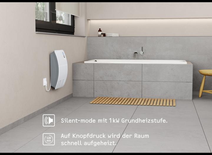 Actual product image Stiebel Eltron Rapid heater CK 20 Premium, 2kW for approx. 25 m², VDE tested, LC display, timer, silent mode (2000 W)