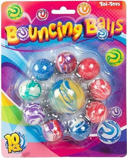 Produktbild Toi-Toys Lustige Flummis Marmor, 10 Stück.